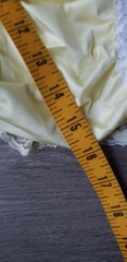 Yellow Satin Lingerie Bloomers Skirt Lace Sz S-L? Elastic Waist 22″-38″W READ