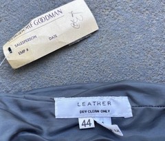 VTG NWT Bergdorf Goodman Costume National Suede Dress.Italy Size 10