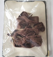 Vintage Kmart Nylon Thigh High Stockings with Comfort Band Mist-Tone Short