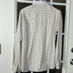 Vintage Kenny Rogers Western Collection Karman Plaid Pearl Snap Shirt Size 13/14