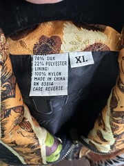 FUDA International Vintage 90’s Silk Jacket XL
