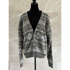 VTG 80s Jantzen Grandpa Cardigan – M Green Drop Shoulder Cottage Deadstock USA