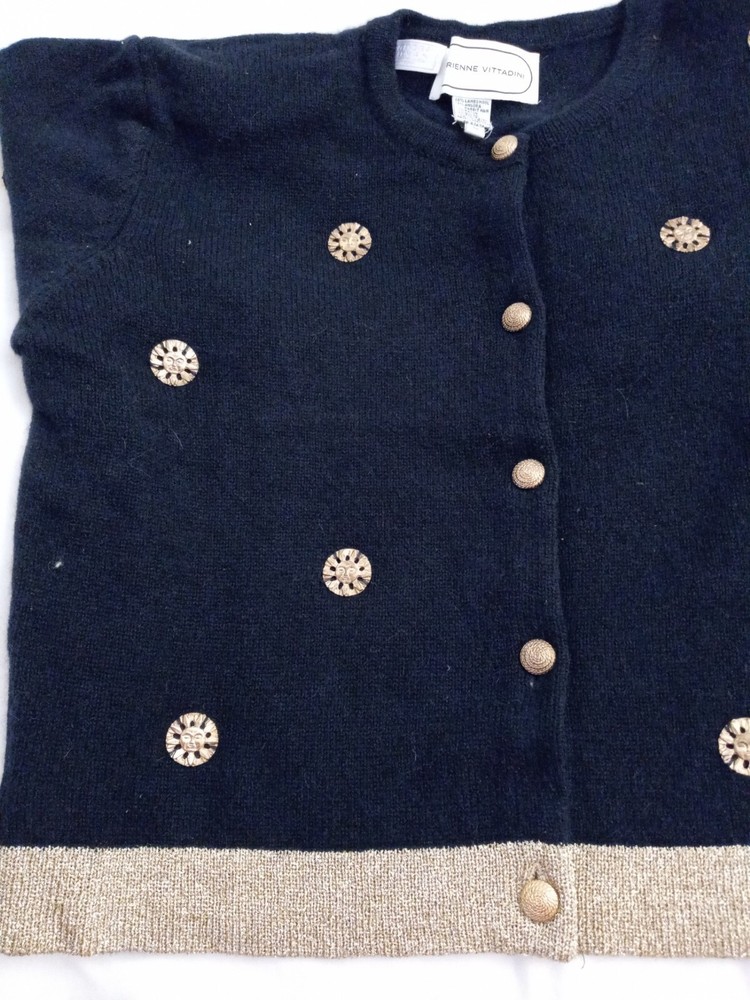 FOR BERGDORF GOODMAN, ADRIENNE VITTADINI VINTAGE SWEATER, WITH TAGS, SIZE LARGE