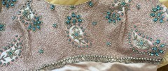Custom 1960s Hostess Party Cocktail Gown Brocade W/Beaded Made By Chan
