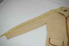 Vintage Ralph Lauren Jeans Co Sweater Shirt Size L/XL 00s Tan Knit Buckle Pocket