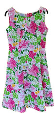 New! VTG Rosemary Long For New Perspective Dress 1960s Spring Flowers Size 14