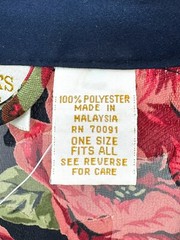 Vintage 80s VS Gold Label Poly Chiffon Floral Brocade Jacquard Kimono Robe