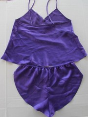 Jo Intimates Purple Lingerie Sleepwear Sz M Womens Polyester Vtg