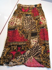 OPTIONS by WORTHINGTON 2pc Midi Skirt & Drape Front Blouse Retro Vintage 80’s