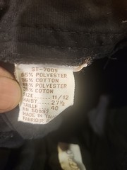 Vintage 1970s N’est-Ce Pas Denim Jeans Black
