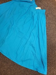 Vintage 90s LizSport Adult Womens Size Medium M Blue Teacher Skirt A-Line New