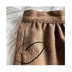 Vintage Evan Picone Suit Set Blazer Skirt Brown Herringbone Business Preppy 16