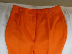 VTG Sears JR Bazaar 70s Blouse Pants Sz 11 Hippie Gogo Point Collar Butterfly R1