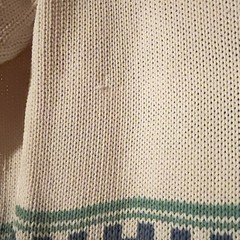 Vintage 90s EDDIE BAUER Sweater Womens Med Duck Hearts Flowers Gramcore Cardigan