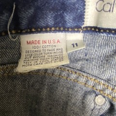 Vtg 80s Calvin Klein Jeans 27 x 33 High Rise Dark Wash USA Made