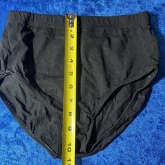 Vintage Nylon Polyester Dancer Panties Size Medium Brief Panty Black