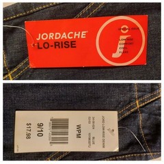 Jordache Womens Vintage Y2K Lo-Rise Button Fly Flare Jeans Size 9/10 NWT