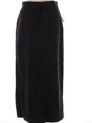 Vintage 90’s Gap Size 12 Black Structured Midi Maxi Length Skirt Belt Loops NWT
