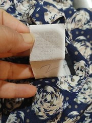 Vtg Breli Originals 3/4 Sleeves Semi Sheer 80s Fit Flare Dress Blue Size 12
