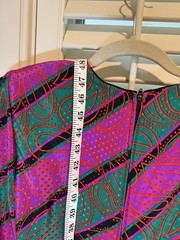 Toni Todd Dress Vintage Union Made Women’s Size 12 Tassel Belt Long Sleeve EUC