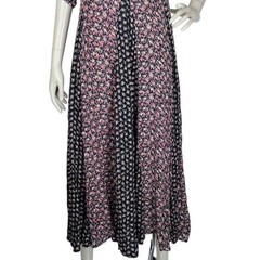 VTG 90s Nostalgia Grunge Prairie Boho Cottagecore Calico Floral Paneled Dress