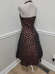 VTG 1950s Mid-Century Pink Chiffon/Cupcake Prom Party Dress
