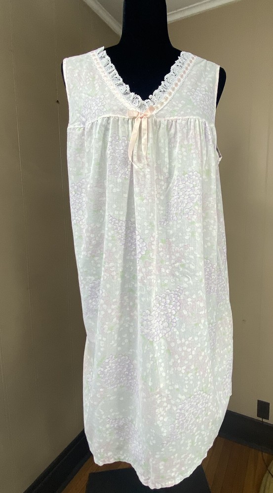 Vintage Nightgown Katz Women’s Large Baby Doll Sleepwear PJ Pink Purple Sexy L