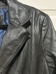 VTG Wilsons Leather Jacket Women’s Sz Large Black Pelle Studio Y2K Softshell