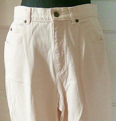 LIZ CLAIBORNE LIZWEAR Ivory 90’s Denim Jeans 10P