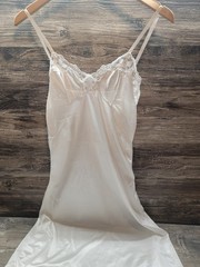 Vintage Slip, Contessa, poly-cotton-blend Ivory Lace 34