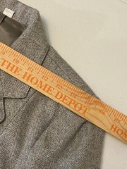 Patrick Shea Creation Wool Skirt Suit VTG 12 Grey Office Corpcore Minimalist