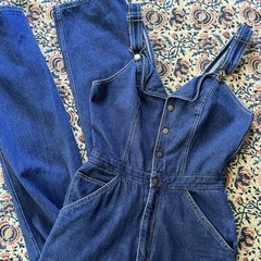 Vintage N’est Ce Pas Denim Overalls Jumpsuit 1970’s Women’s XS/ S Cotton Catsuit