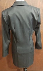Long Black Blazer Jacket 7 / 8 Small Alyn Paige Lightweight Preppy 90s Y2K USA