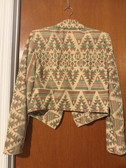 Vintage Women’s Suede Leather Jacket 70s 80s Southwestern