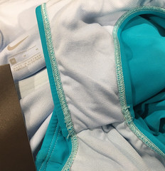 NWT Nike Ocean Blue Racerback One Piece Swimsuit M