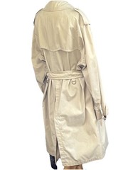 Vintage 80s Women’s Burberrys Trench Coat Nova Check Pockets Belt Coat M