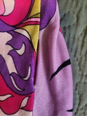 Paola Davitti Pucci-esque Vintage POP ART Psychedelic Mod Flower Print Silk Top
