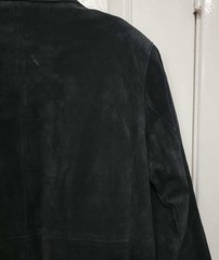 1990s Y2K Centigrade Vintage Suede Long Trench Coat Duster Size Small NWT