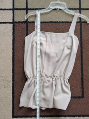 Frank Usher Vintage 3 Pieces, Skirt & Camisole Top & Jacket, Taupe, Size 38