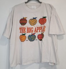 Vtg New York The Big Apple Single Stitch T Tee Shirt Women’s Size L Large Retro