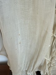 Vintage Antique Edwardian 1900s 1920s Ruffle Flowy Blouse Blue Bird Paris NYC