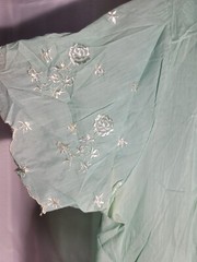 Vintage Charmode Nightgown Size 40-42 Long with Short Sleeves Mint