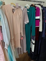 Vintage70’s- 90s Y2k Resellers Lot Of 28 Dresses/skirt /sweater Mixed Lot