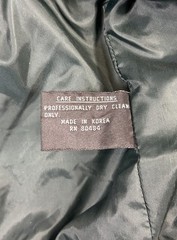 Vintage 1990s Wool Bomber Jacket New York Classics Zip Flat Hooded 3XL Coat