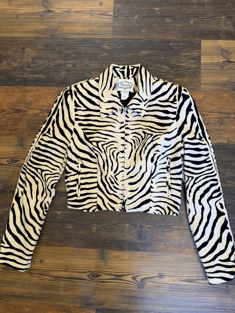 VTG 90s 2000s Y2K Baddie 🔥Zebra Animal Print Top – Paper Tag