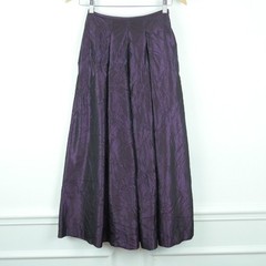 Vintage XXS Maxi Skirt 90s Y2K Iridiscent Purple Whimsigoth Goth Witchy Vamp