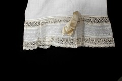 EXCEPTIONAL QUALITY ANTIQUE VICTORIAN FANCY COTTON LACE BLOOMERS 30″-32″ WAIST