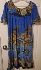 Winlar Oceanic Dress, Vintage Medium Size, Blue