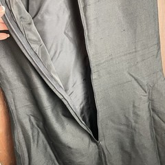 Vintage Bonwit Teller Dress Sleeveless 1960s Zip Sheath Knee Length Black S-M