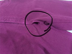 Vintage 80s BONGO Flat Front Straight Leg Zipper Ankle Purple Denim Jeans SZ. 9